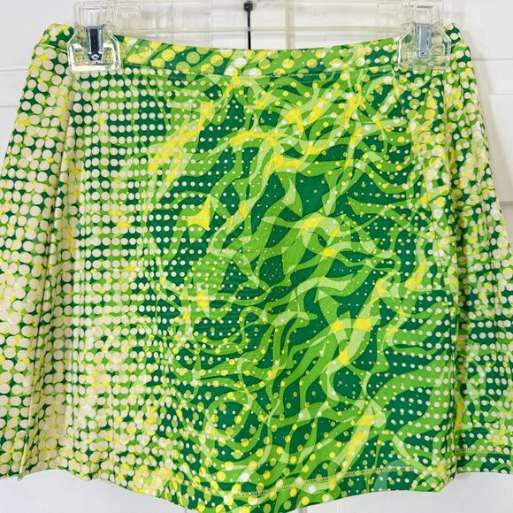 BCG Dri Fit Skort Set Small Women's White Polo Medium White Green 2-pc Skirt 4 - Picture 6 of 11